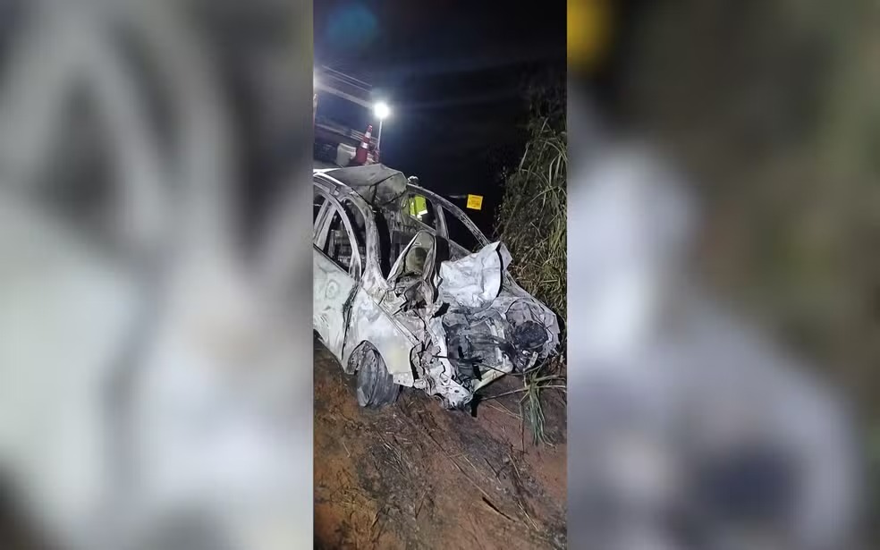 PEGOU FOGO: Colisão entre carro e moto deixa dois mortos na SP-463 em Aracanguá