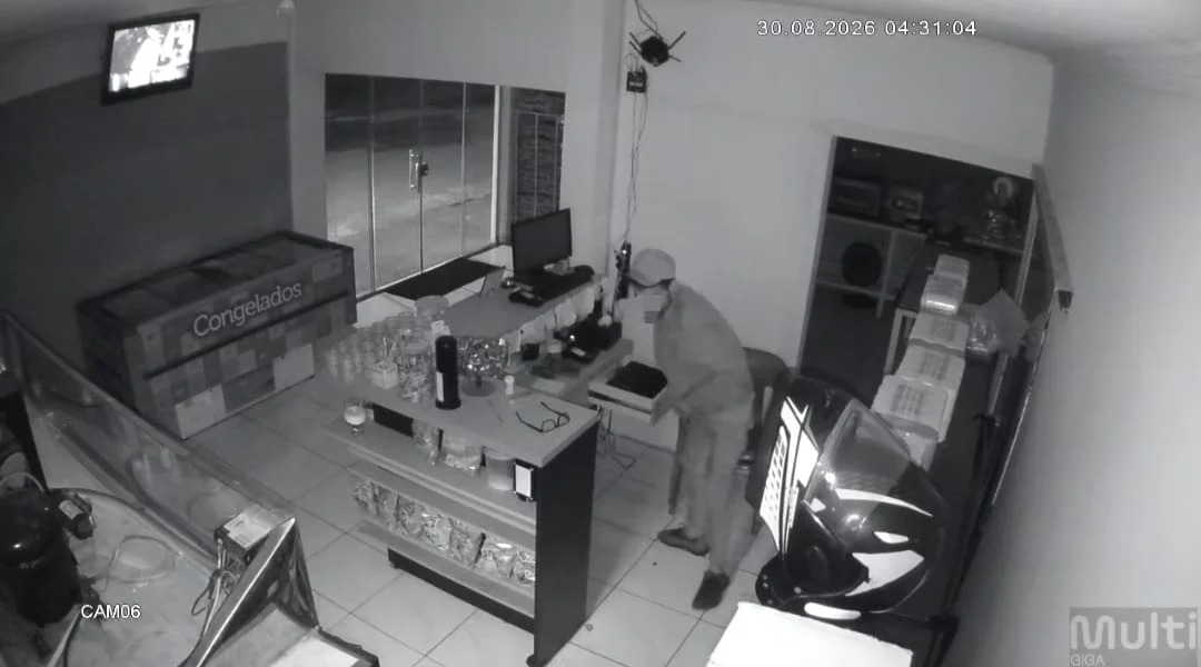 Vídeos ajudam PM a prender suspeito de furtar açougue em Birigui